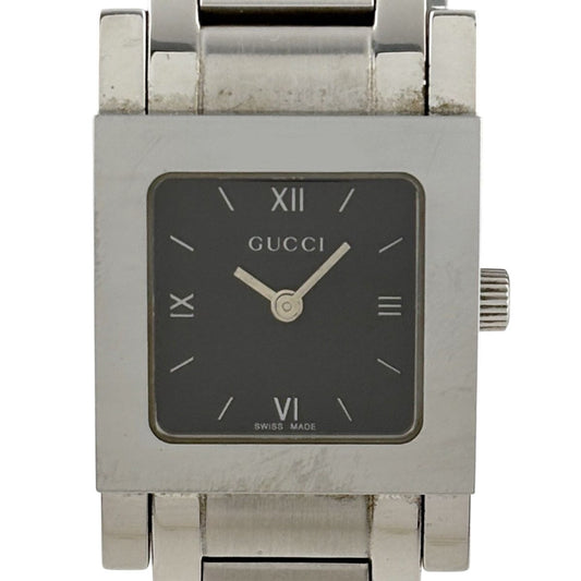 Gucci Breath Watch Square SS Quartz Black