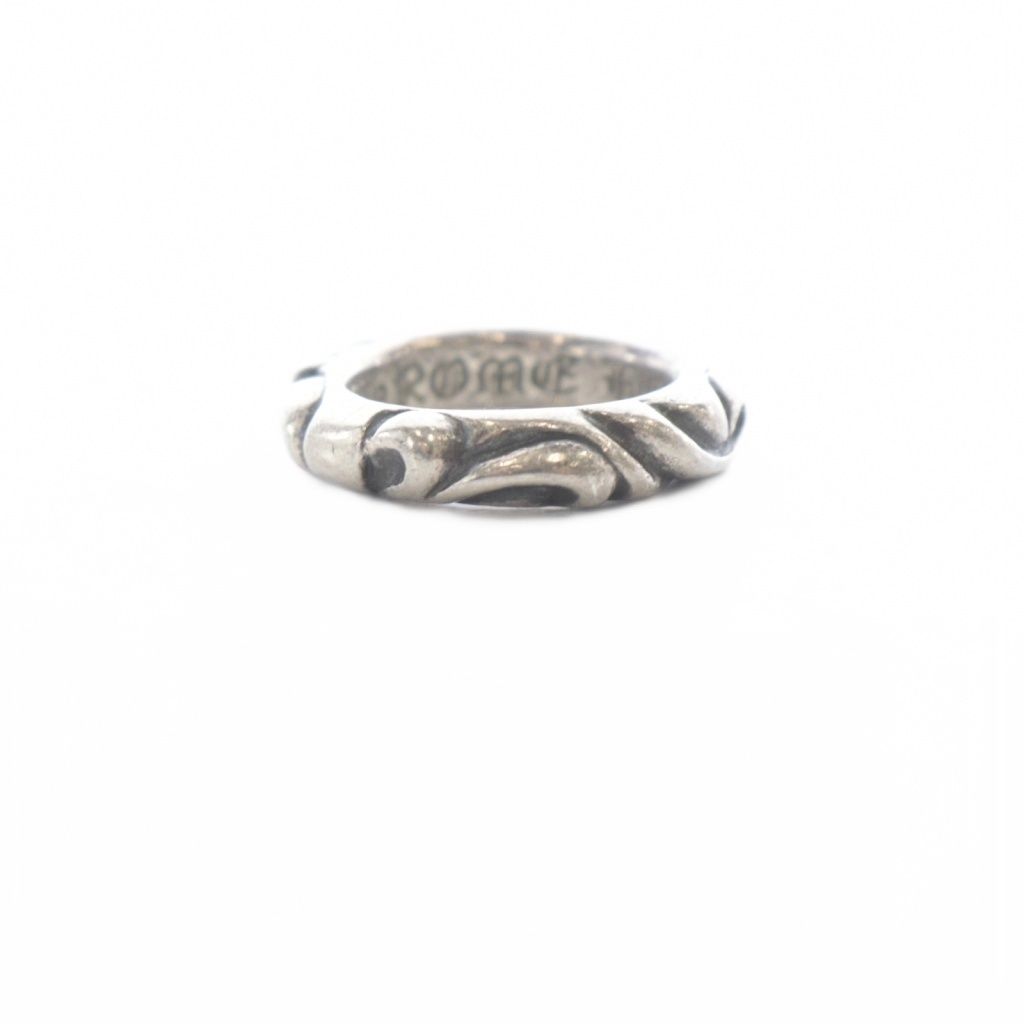 Chrome Hearts Scrl Band 925 Pinki Ring Silver SR