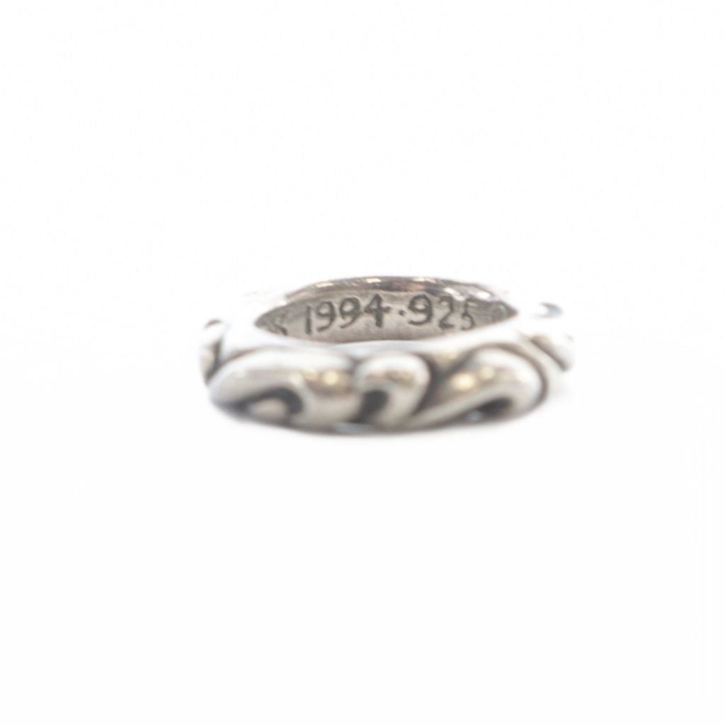 Chrome Hearts Scrl Band 925 Pinki Ring Silver SR — view 5