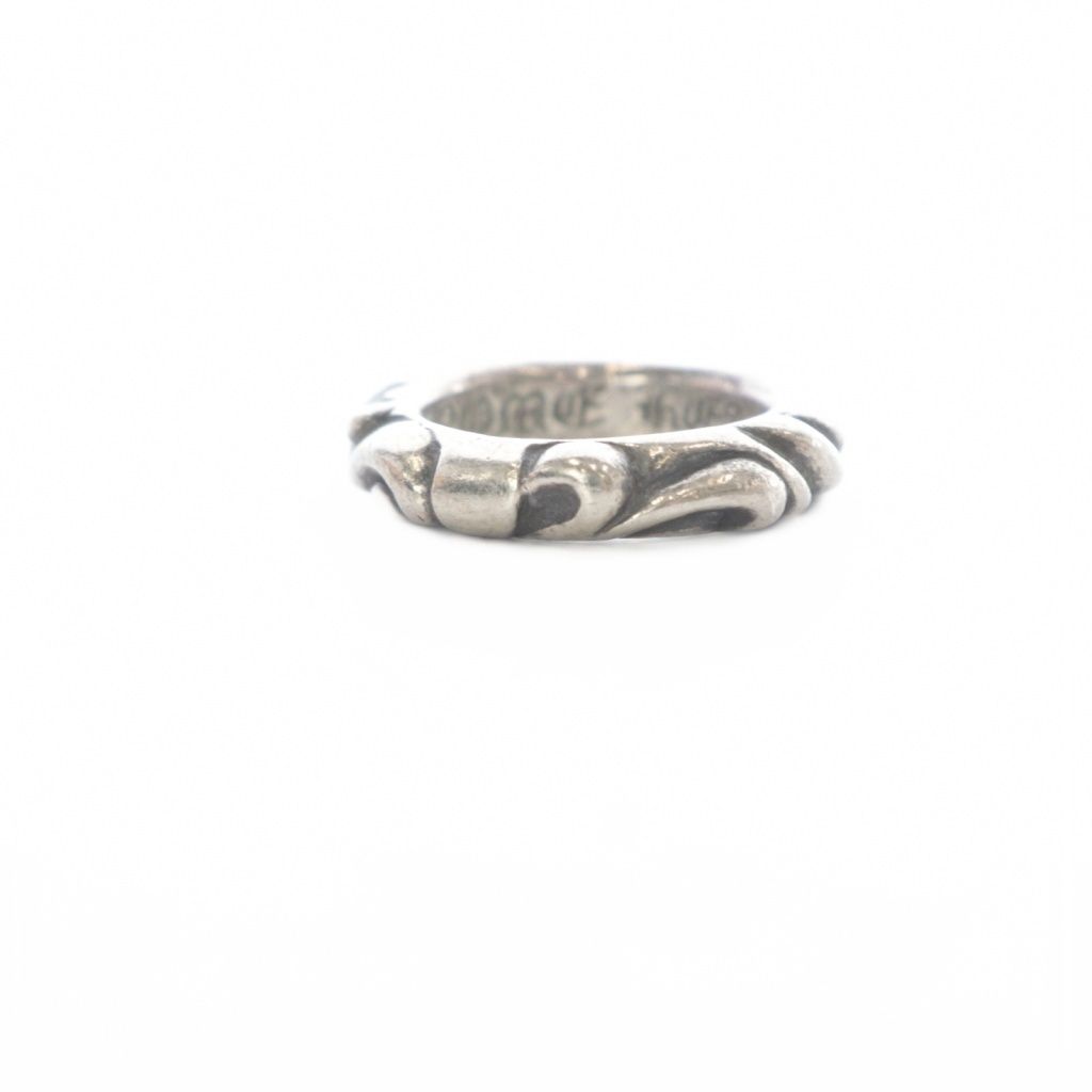 Chrome Hearts Scrl Band 925 Pinki Ring Silver SR — view 4