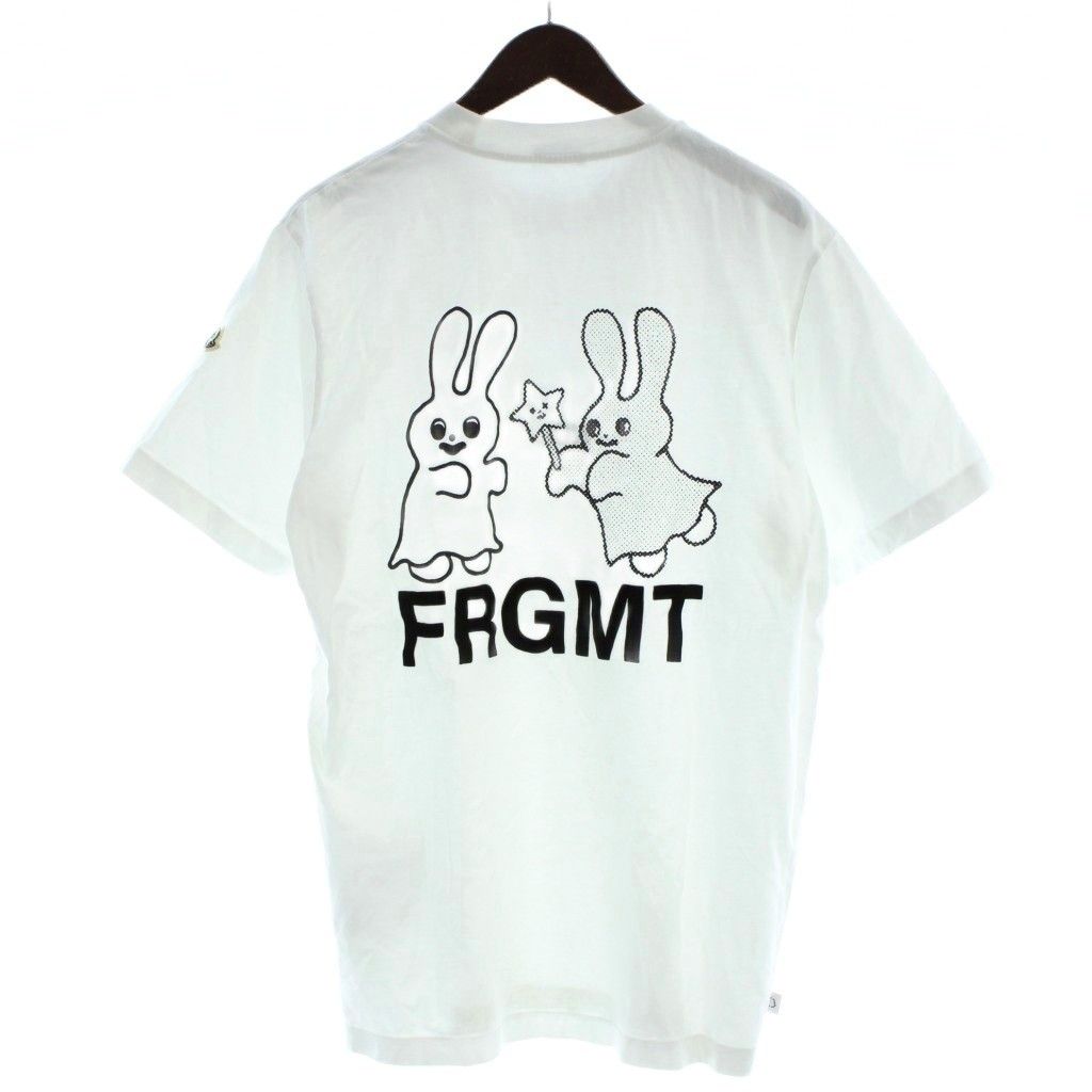 Moncler Frgmt T-Shirt Short Sleeve L White Cartoon Style Back Print Logo L PP — view 2