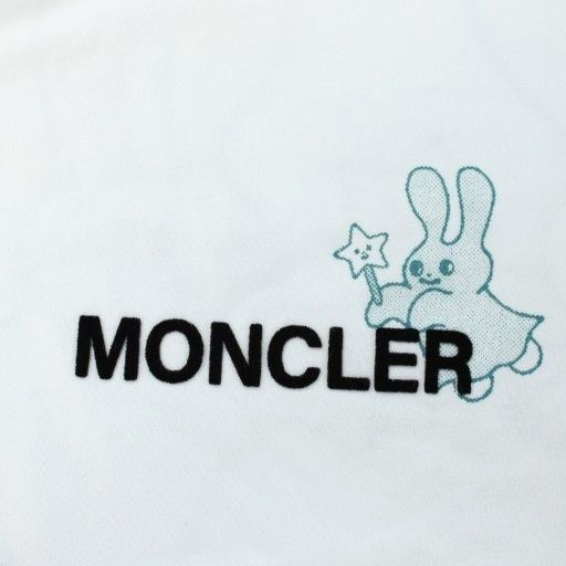 Moncler Frgmt T-Shirt Short Sleeve L White Cartoon Style Back Print Logo L PP — view 4