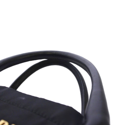 Prada 2-Way Shoulder Bag Nylon Leather Black KH — view 8