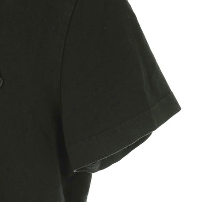 Moncler Maglia T-Shirt Rubber Patch Short Sleeve S Black White ES — view 3