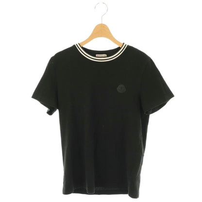 Moncler Maglia T-Shirt Rubber Patch Short Sleeve S Black White ES