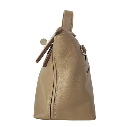 Hermes Handbag Sac 24 Van Quatre Mini 21 Etoupe Silver — view 4