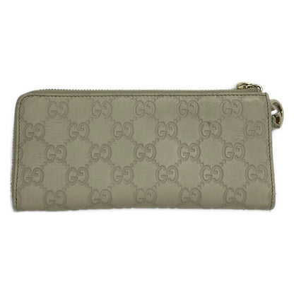 Gucci Wallet Brea Guccissima Line Ivory L-shaped Zipper Leather — view 2