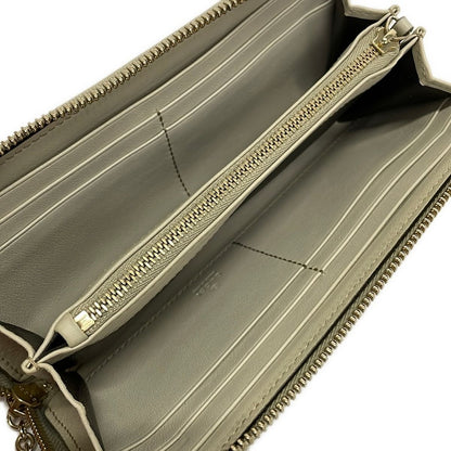 Gucci Wallet Brea Guccissima Line Ivory L-shaped Zipper Leather — view 3