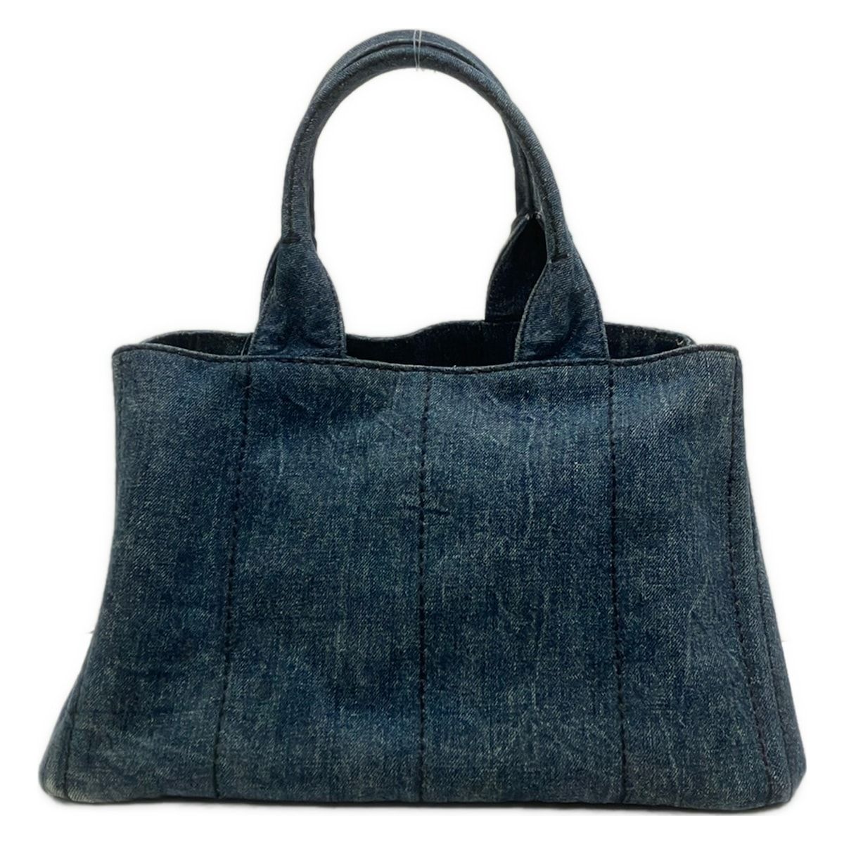 Prada Tote Canapa Dark Navy — view 3
