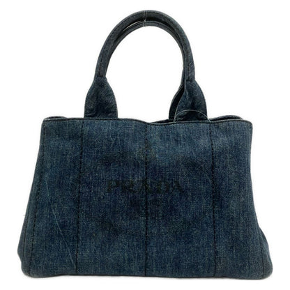 Prada Tote Canapa Dark Navy