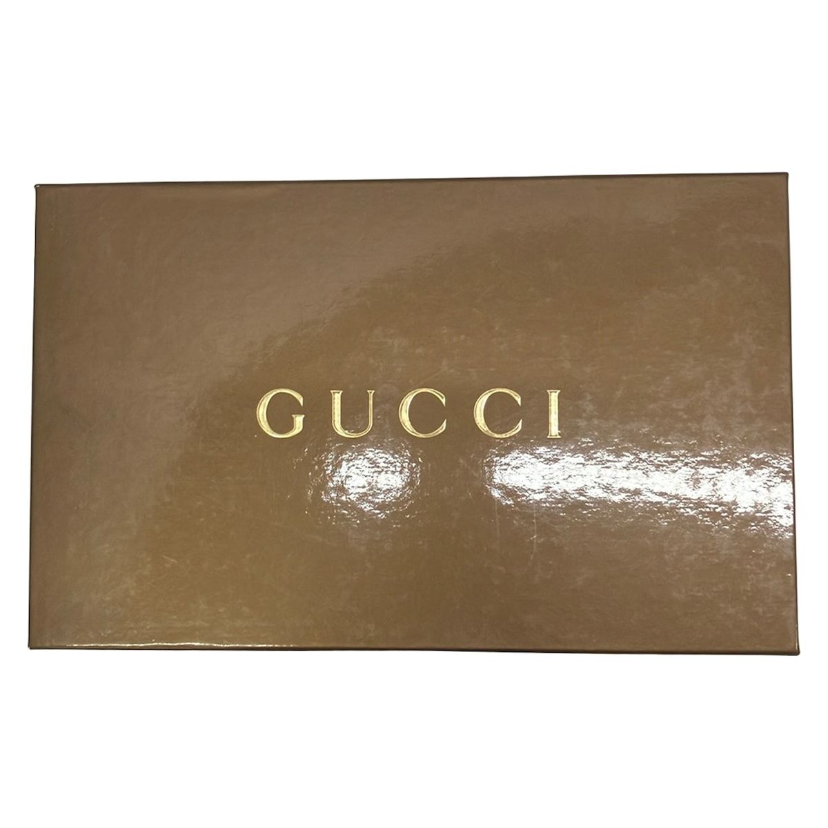 Gucci Handbag Abbey Crystal GG Gold Dark Brown Leather — view 8