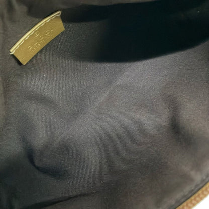 Gucci Handbag Abbey Crystal GG Gold Dark Brown Leather — view 7