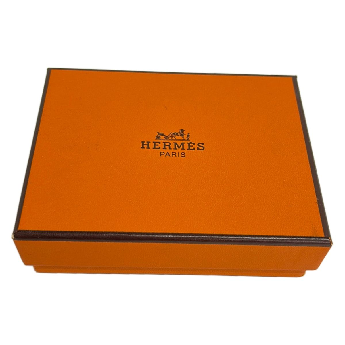 Hermes Necklace Chiffre Leather Silver Brown — view 4