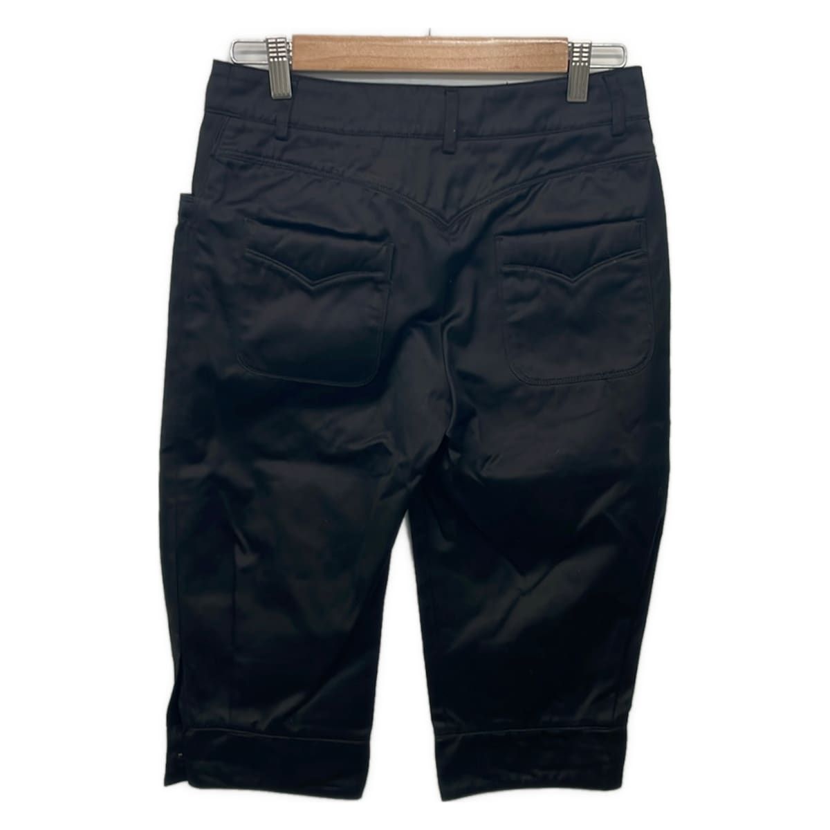 Chanel Pants 34 S Black Cropped — view 2