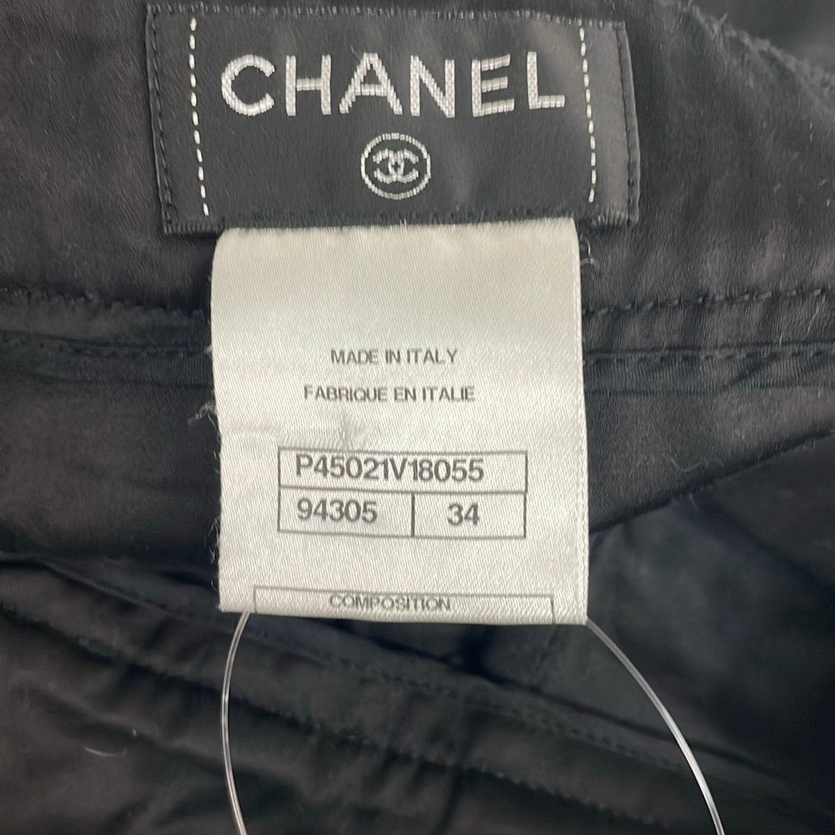Chanel Pants 34 S Black Cropped — view 5