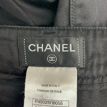 Chanel Pants 34 S Black Cropped — view 3