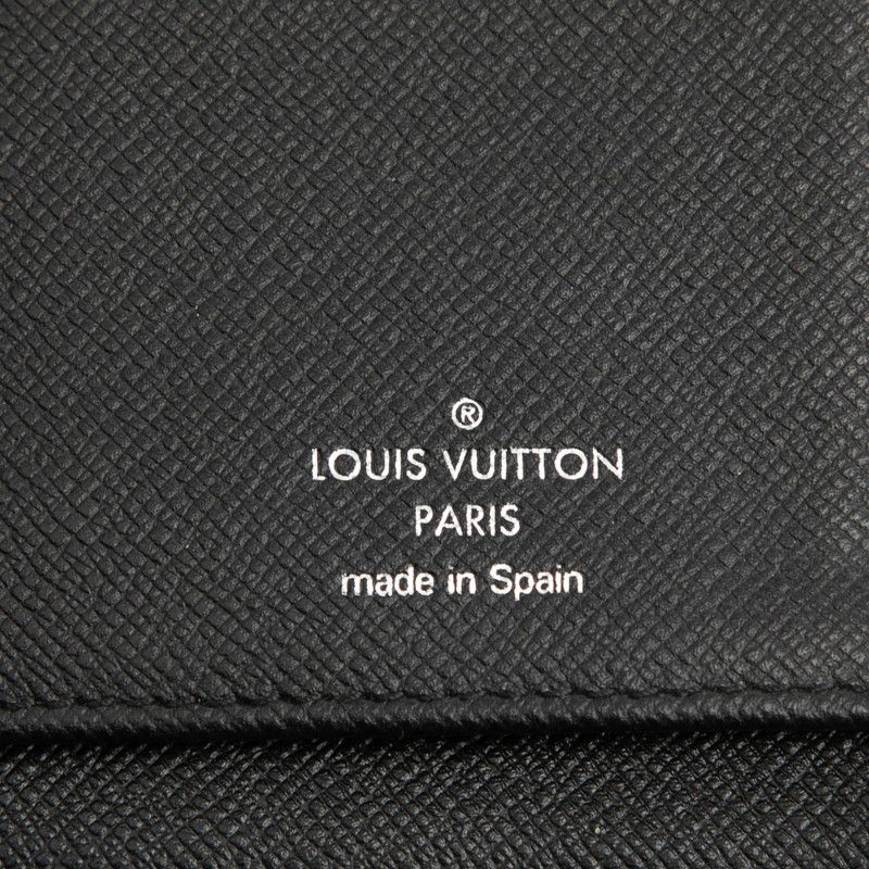 Louis Vuitton Damier Graphite Zippy Wallet Vertical Zip Around Black Leather — view 5