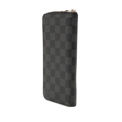 Louis Vuitton Damier Graphite Zippy Wallet Vertical Zip Around Black Leather — view 2