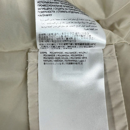 Moncler Jacket 00 XS Verhuell Light Beige Long Sleeve Zip Up Ruffle Spring — view 5