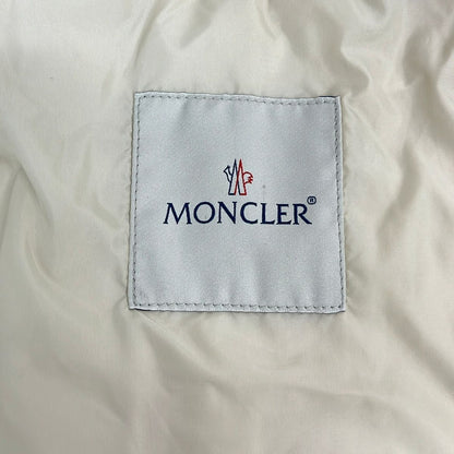 Moncler Jacket 00 XS Verhuell Light Beige Long Sleeve Zip Up Ruffle Spring — view 3