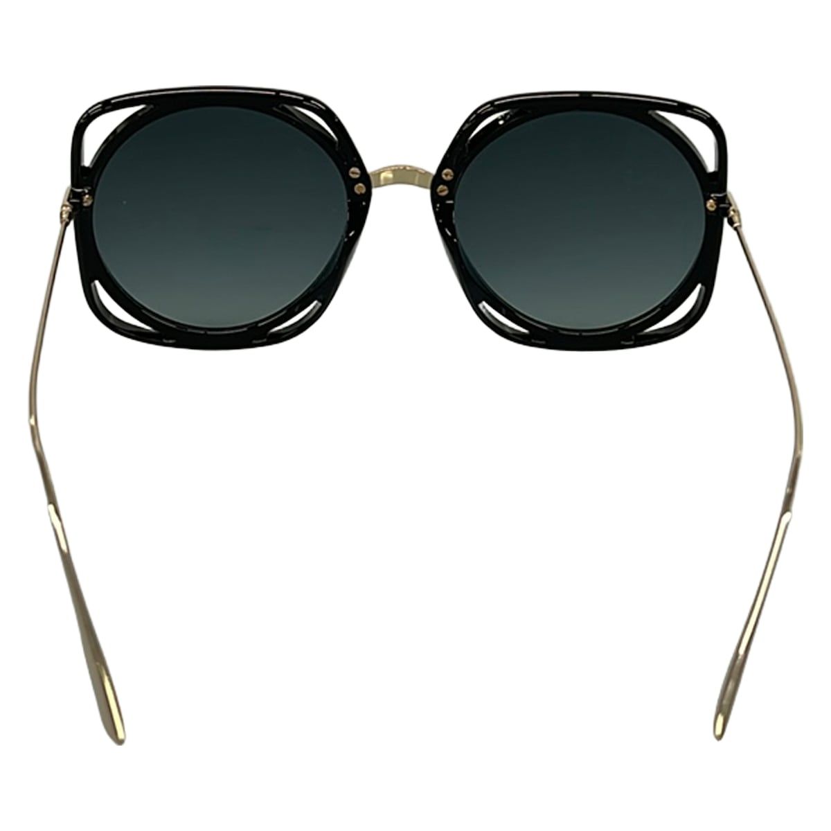 Dior Sunglasses Black Gold Eyewear — view 3