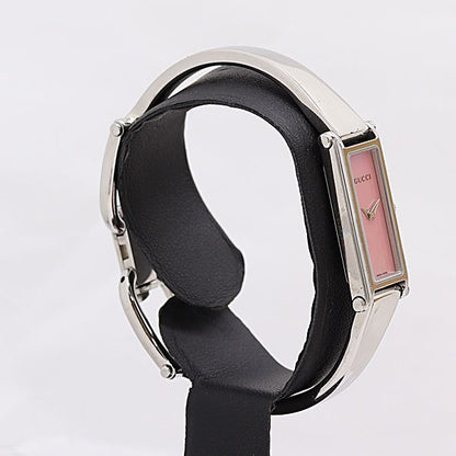 Gucci Quartz Bangle Watch Pink Shell Dial — view 2