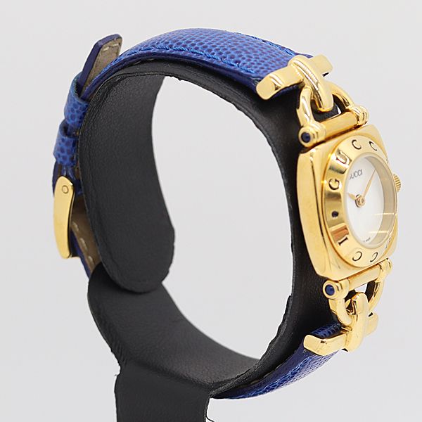 Gucci Horsebit Quartz Gold Dial Watch — view 2