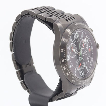Gucci 126.2 Timeless Chronograph Quartz Date Smoseco Black Dial Watch — view 2