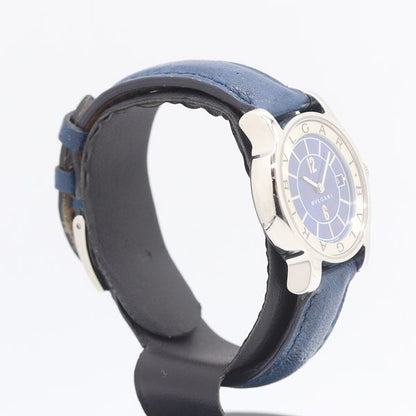 Bvlgari Solo Tempo Quartz Date Blue Dial Watch — view 2