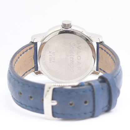 Bvlgari Solo Tempo Quartz Date Blue Dial Watch — view 4