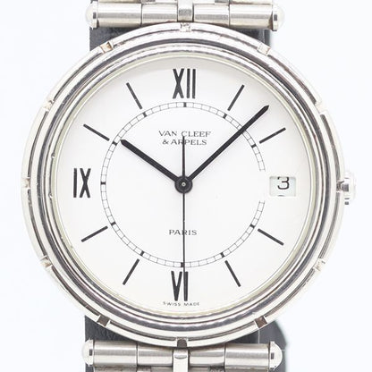 Van Cleef & Arpels la Collection 57 103 Quartz Date White Dial Watch