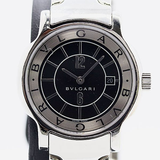 Bvlgari Solo Tempo Quartz Black Dial Watch