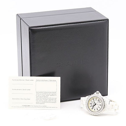 Chanel Box with Frame Quartz Diamond Bezel White Dial Watch — view 5