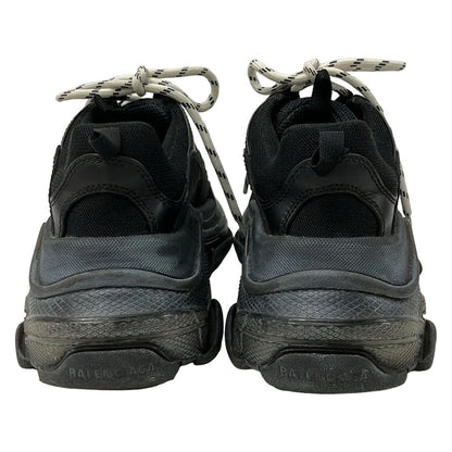 Balenciaga Sneakers Triple S Black White Leather — view 3