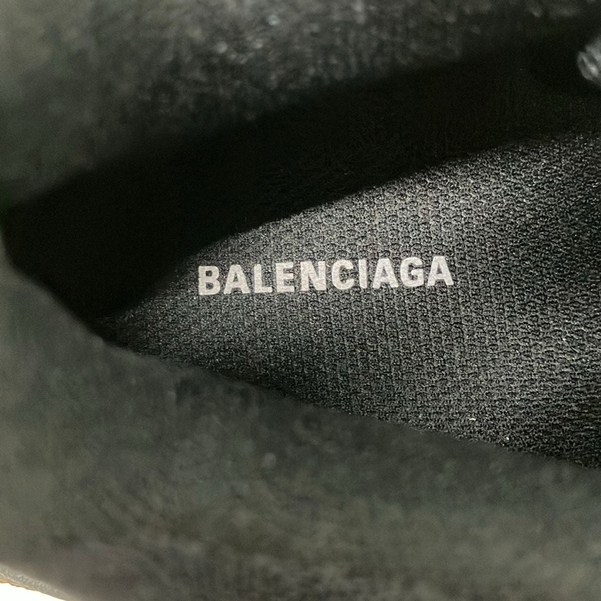 Balenciaga Sneakers Triple S Black White Leather — view 5