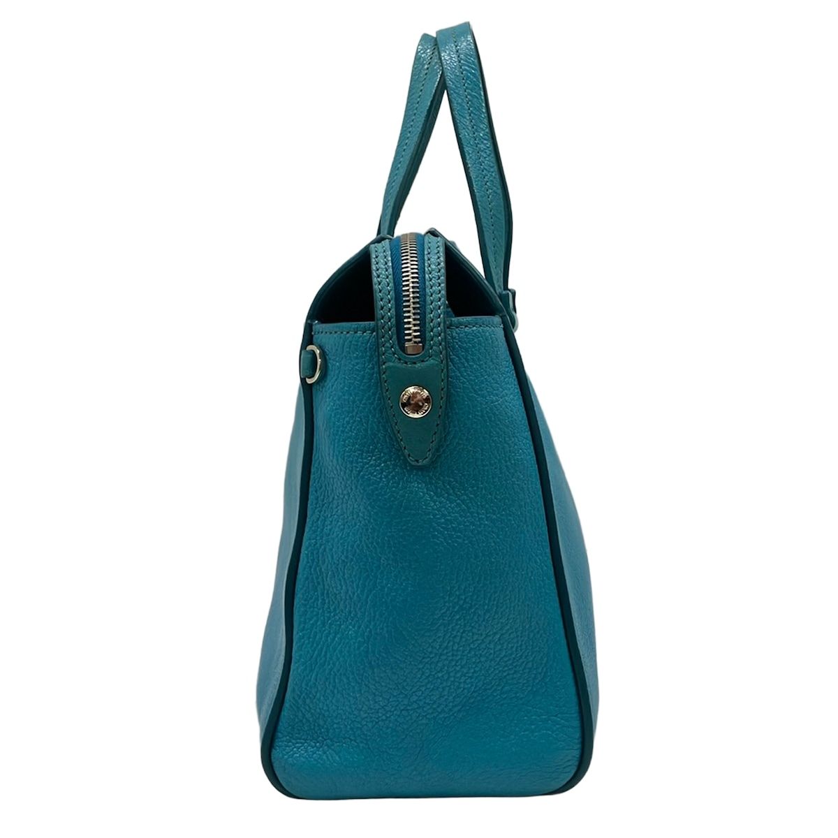 Miu Miu Handbag Blue Leather — view 4