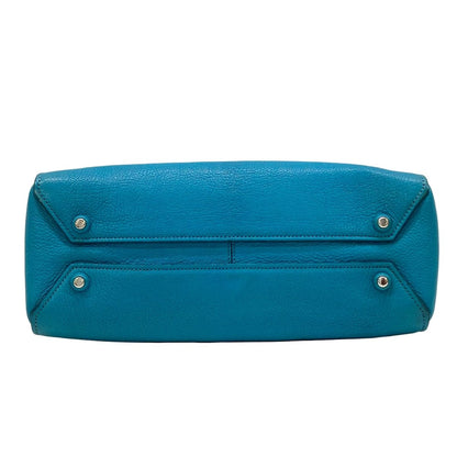 Miu Miu Handbag Blue Leather — view 5