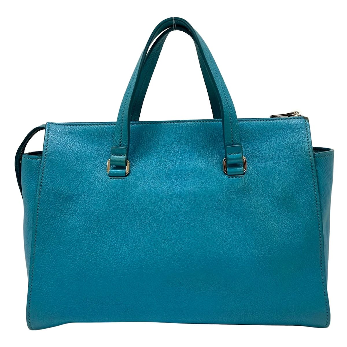 Miu Miu Handbag Blue Leather — view 3