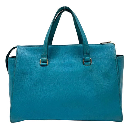 Miu Miu Handbag Blue Leather — view 3