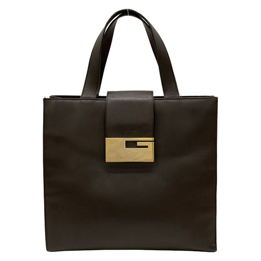 Gucci Handbag Dark Brown Leather