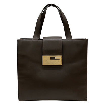Gucci Handbag Dark Brown Leather