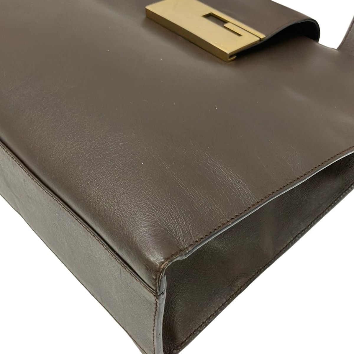 Gucci Handbag Dark Brown Leather — view 6
