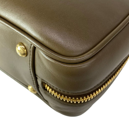 Miu Miu Handbag Arcadi Brown Khaki Limited Leather — view 6
