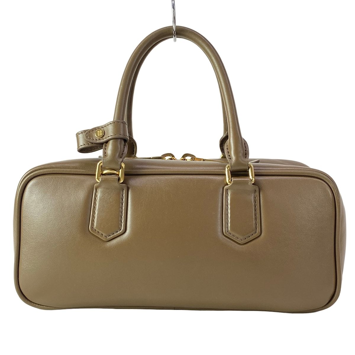 Miu Miu Handbag Arcadi Brown Khaki Limited Leather — view 3