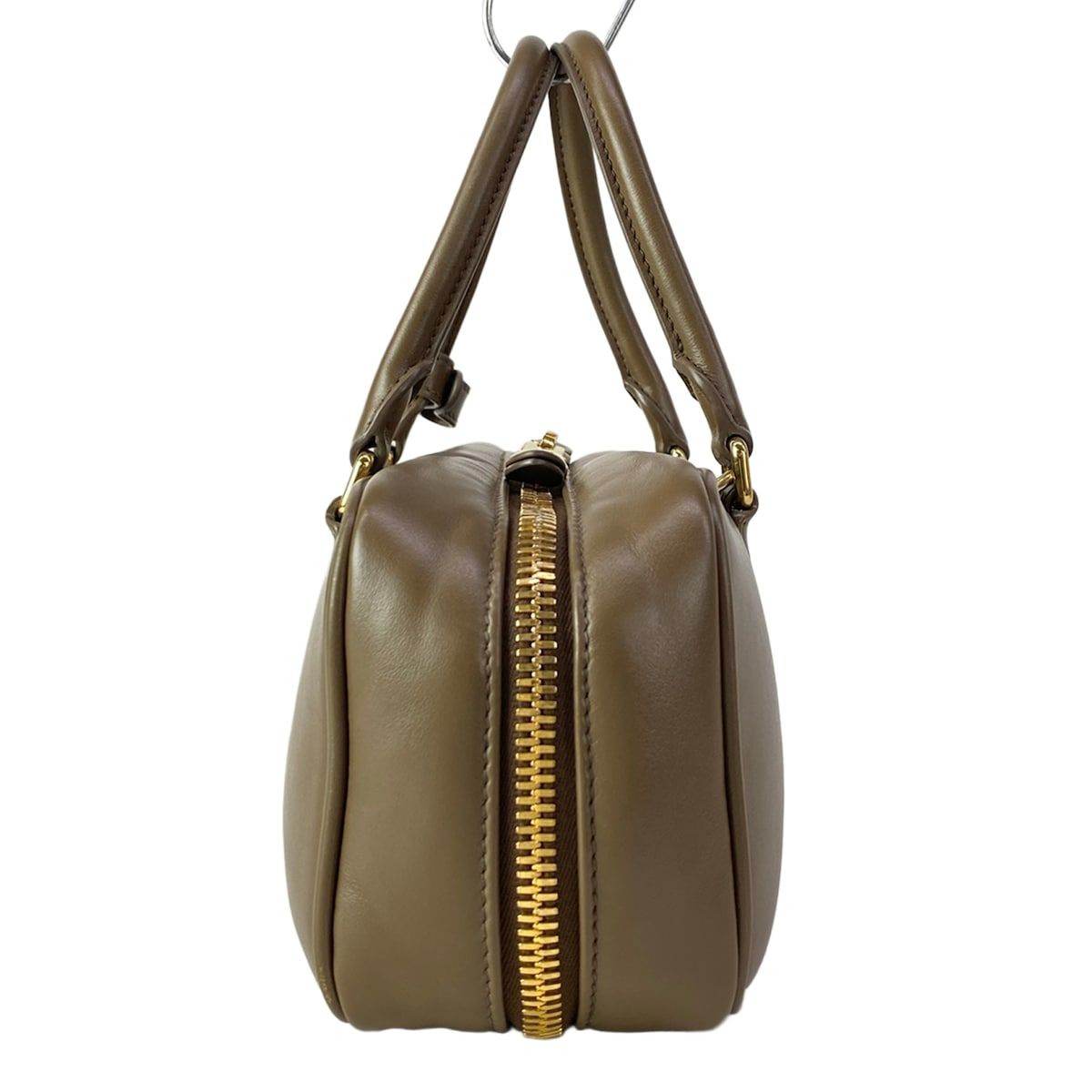 Miu Miu Handbag Arcadi Brown Khaki Limited Leather — view 2