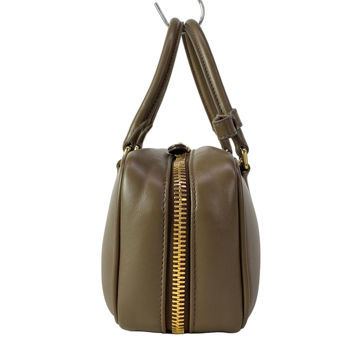 Miu Miu Handbag Arcadi Brown Khaki Limited Leather — view 4