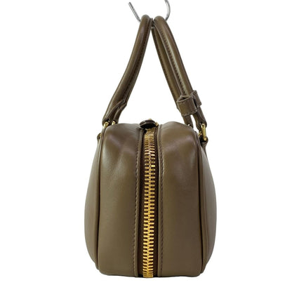 Miu Miu Handbag Arcadi Brown Khaki Limited Leather — view 4