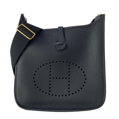 Hermes Shoulder Bag Evelyne 3 III PM Black