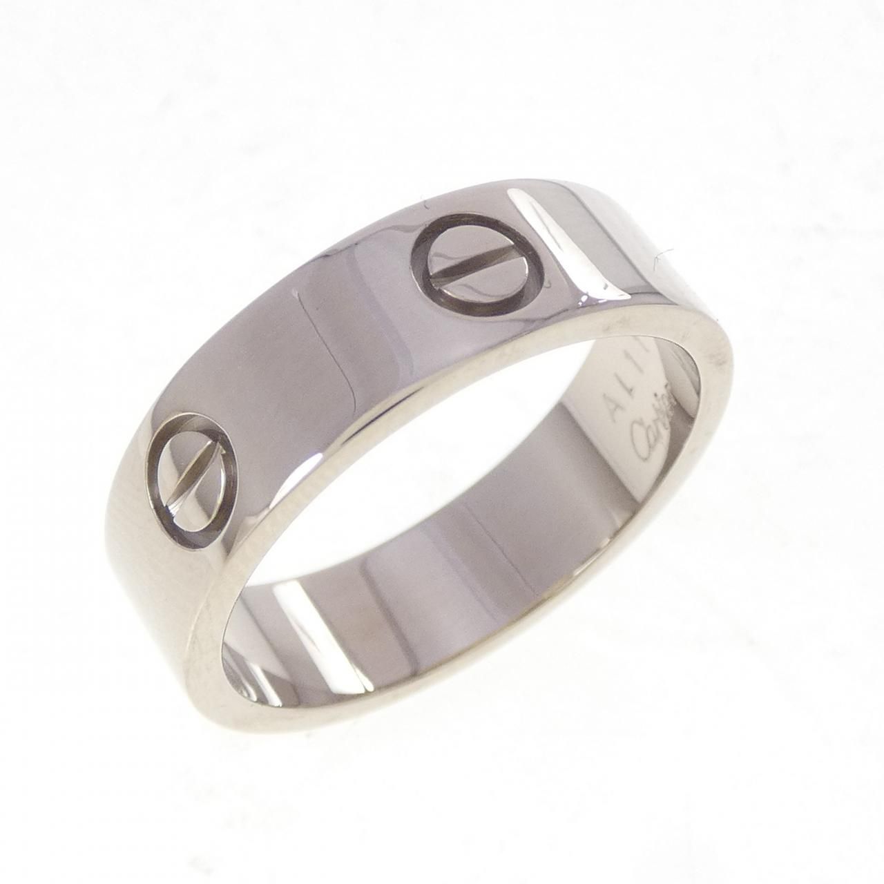 Cartier Love Ring White Gold
