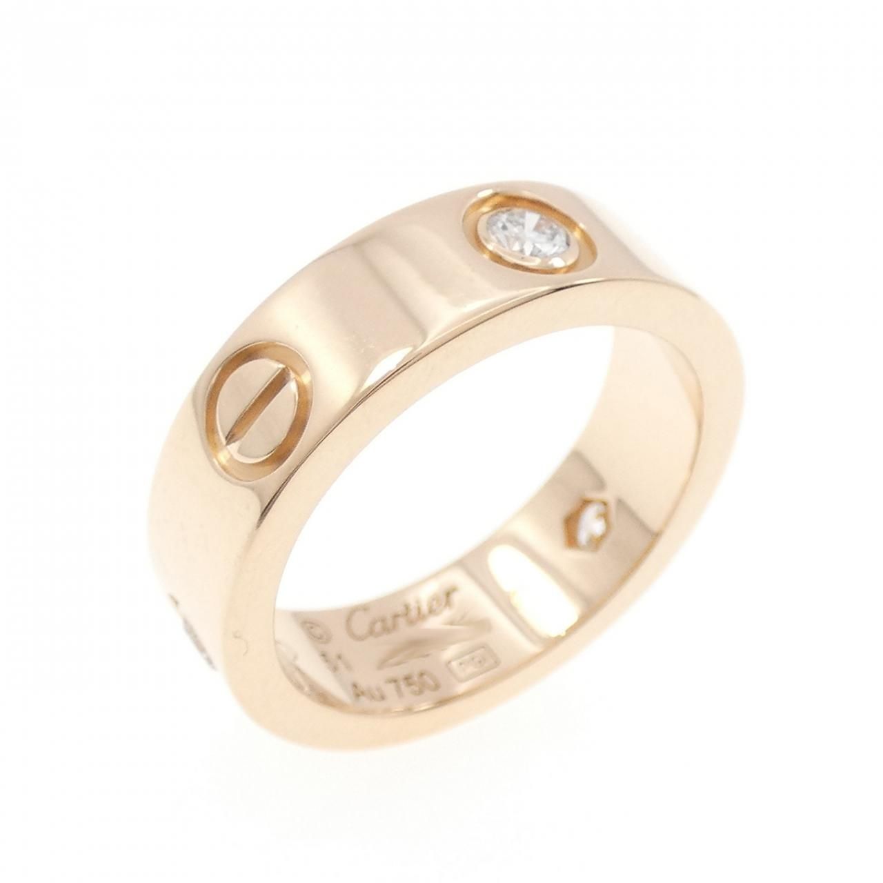Cartier Love Half Diamond Ring